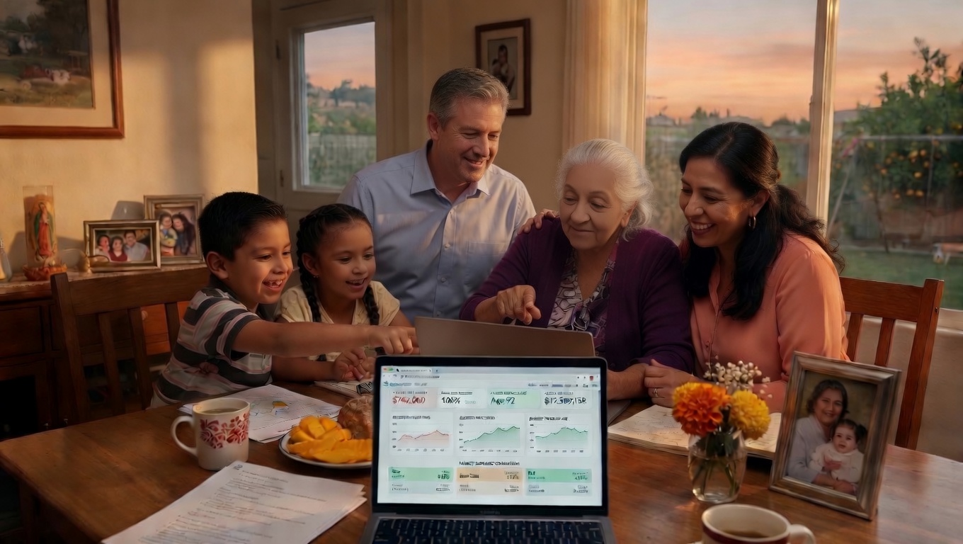 Multi-generational family using WiseNest together