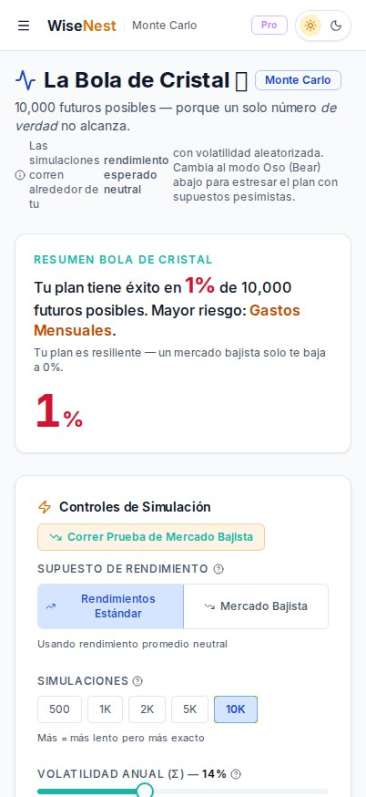 WiseNest planner (mobile)